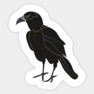 Black Raven Sticker